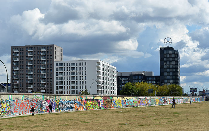 Mur de Berlin côté Spree