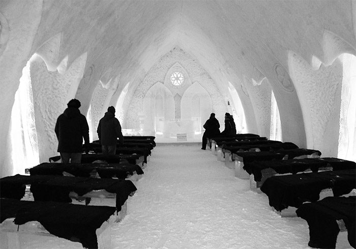 chapelle hotel glace quebec
