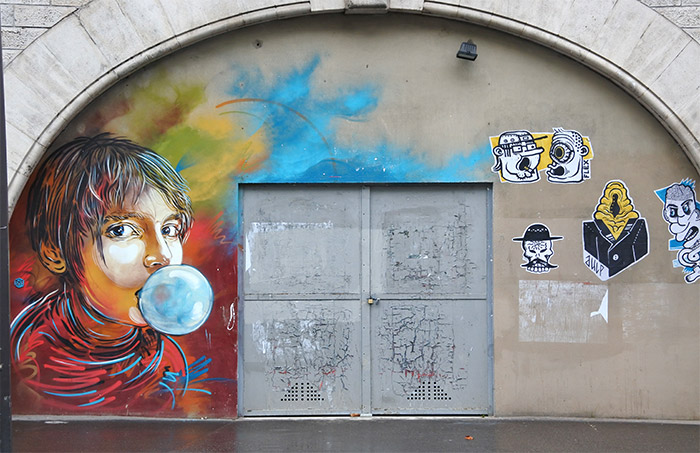 paris street art C215