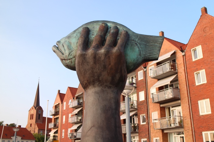 Sønderborg fish sculpture