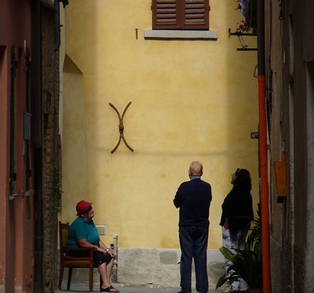 bavarder en Italie