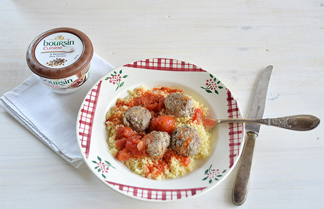 boulettes de viande au boursin