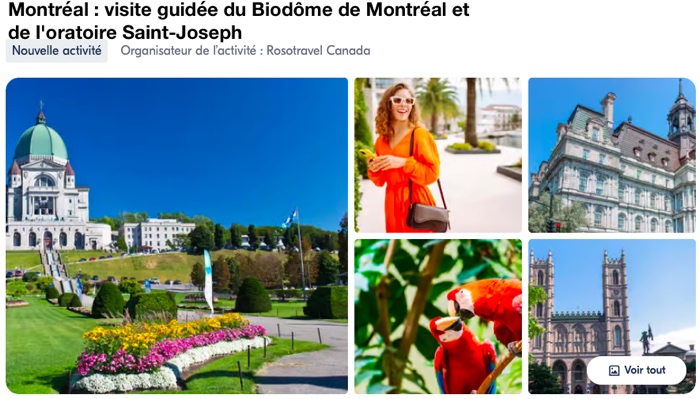Visite guidée Biodôme et oratoire Saint-Joseph