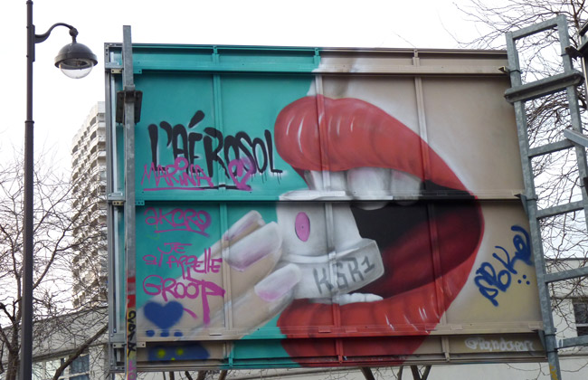 Paris Aerosol street art