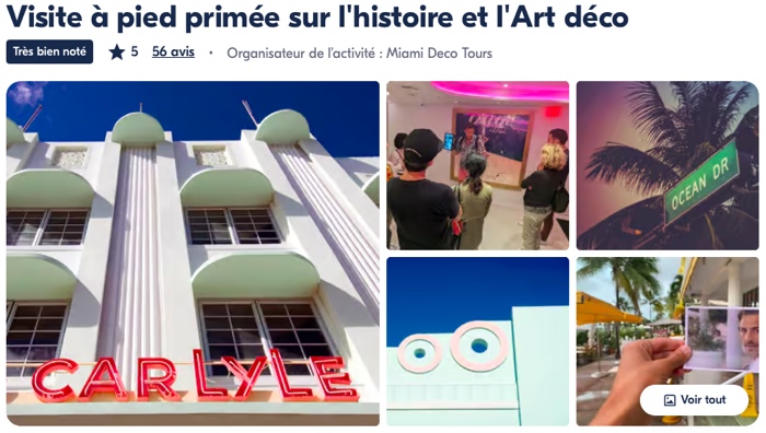 Visite art déco Miami Beach