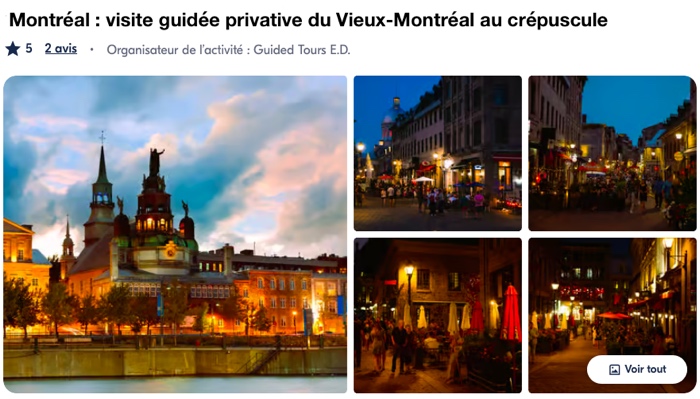 visite guidée vieux Montréal