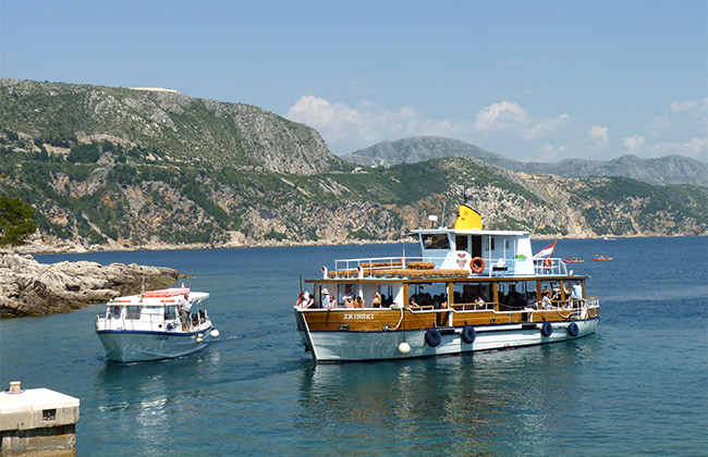 bateau ile lokrum croatie