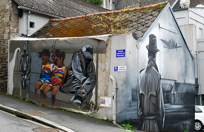 morlaix finistere street art