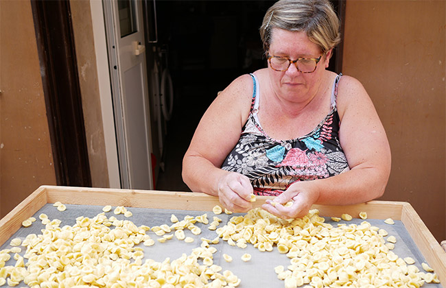 orecchiette bari pouilles italie