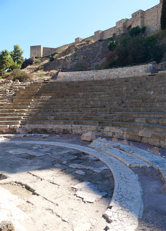 teatro romano Malaga Andalucia