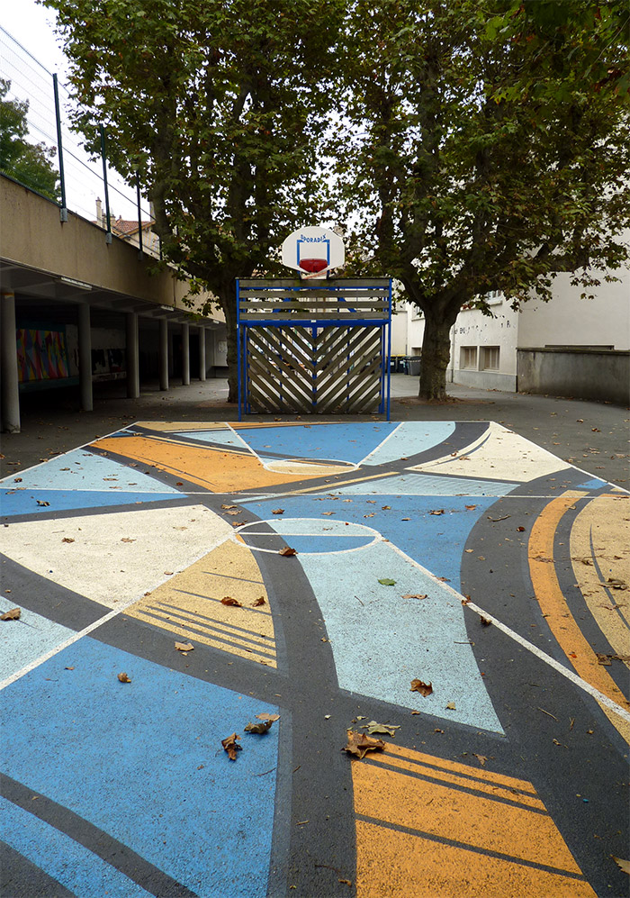 Romain Froquet Ecole Chappe street art