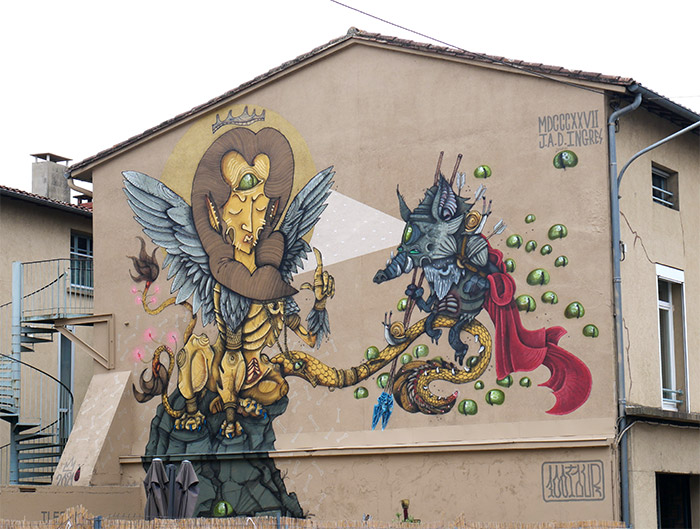 100Taur street art Montauban