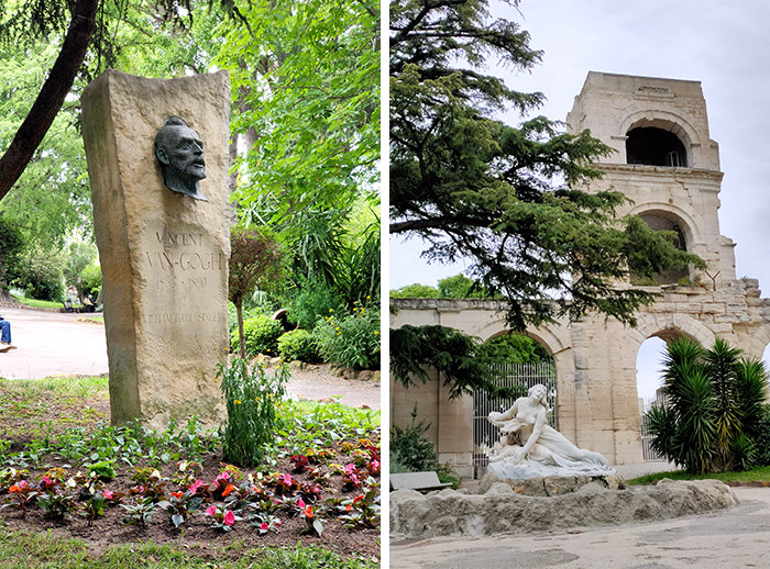 jardin d'été Arles théâtre romain