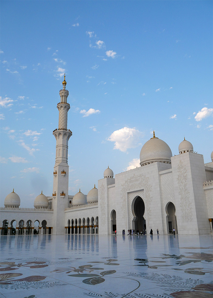 mosquée zayed abu dhabi