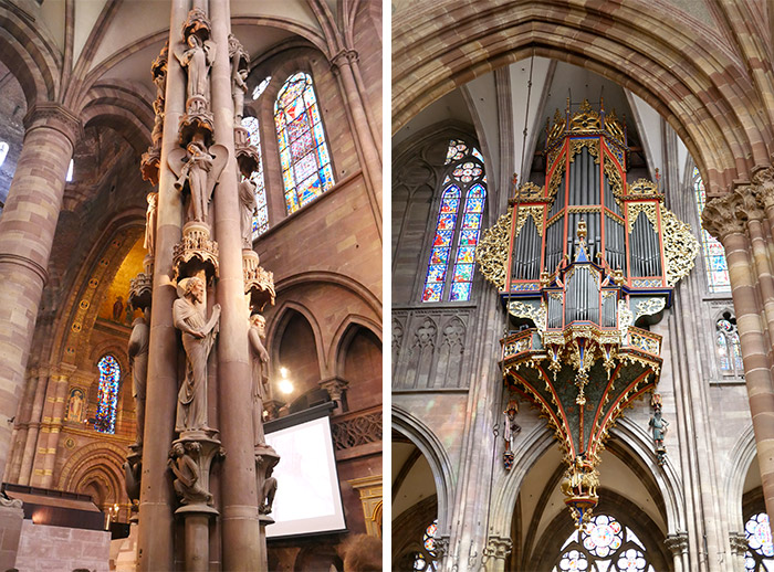 orgue strasbourg pilier anges