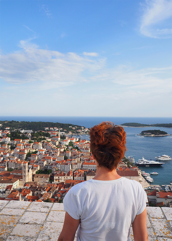 hvar croatie vue panoramique