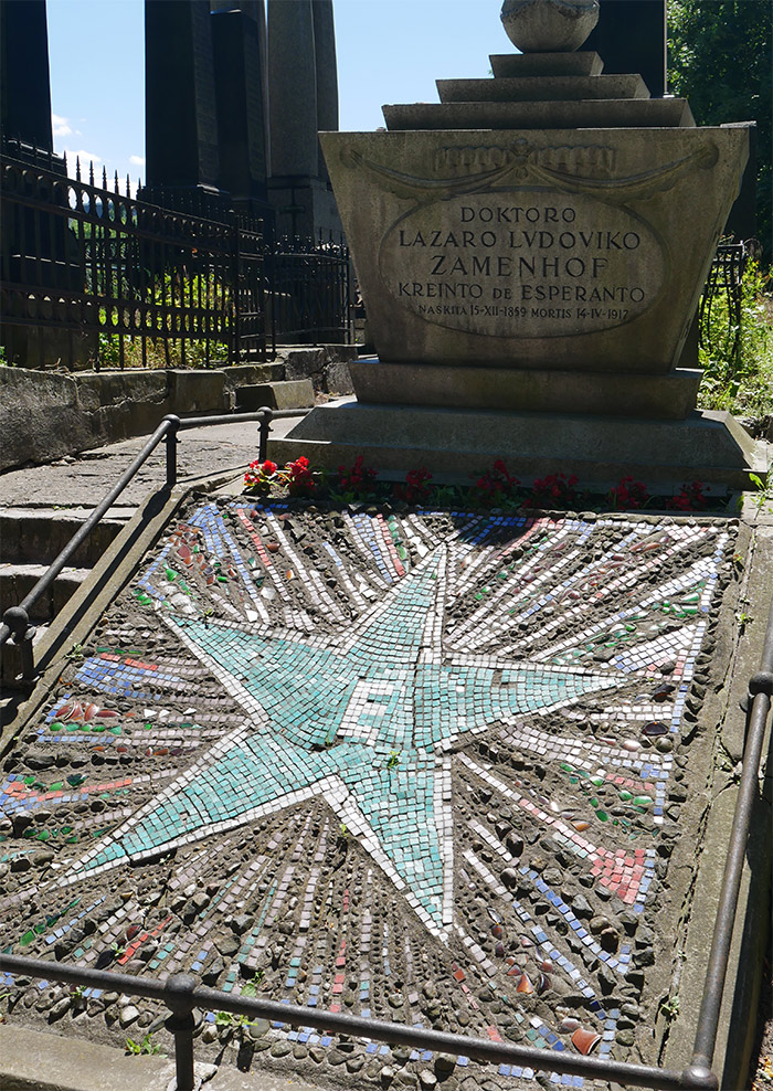 zamenhof varsovie tombe juif cimetière esperanto