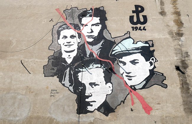 street art varsovie pologne