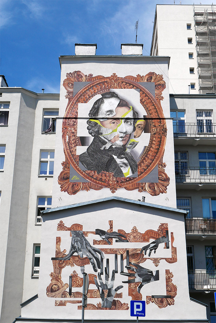 Beata '' Barrakuz Śliwińska chopin mural varsovie