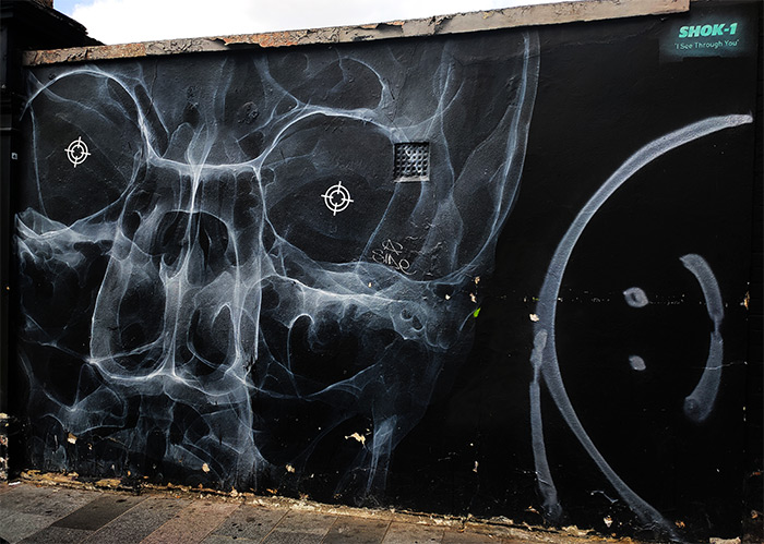 SHOK-1 walthamstow uk street art