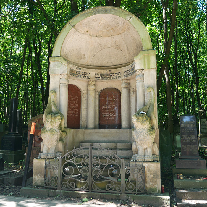 cimetière juif varsovie Abraham Ostrzeg