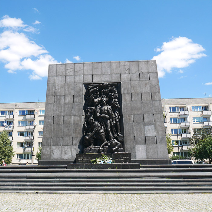 monument héros ghetto juif varsovie
