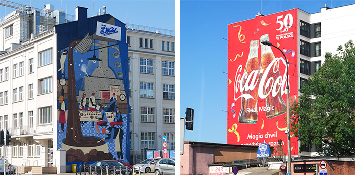 mural coca cola varsovie