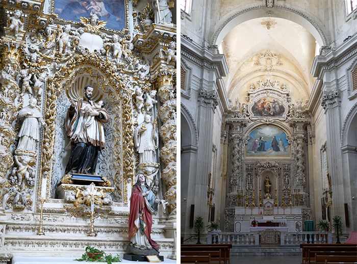 Lecce église Santa Chiara Pouilles