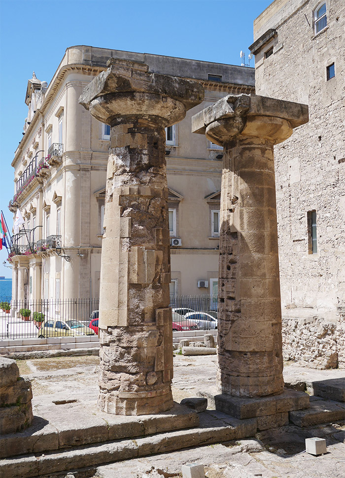 colonnes romaines taranto puglia