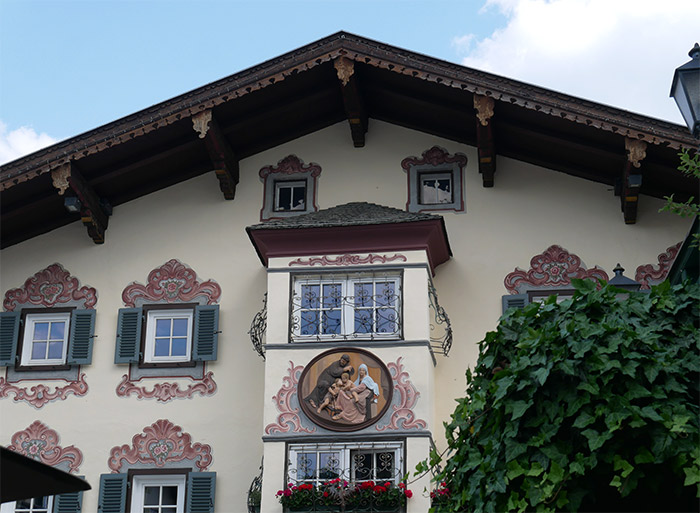 tyrol maisons peintes