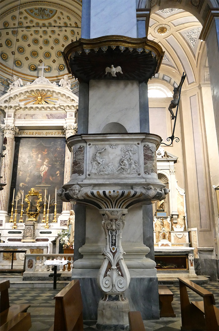 chaire marbre saint jean baptiste bastia