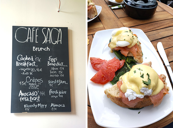 cafe saga eggs benedict