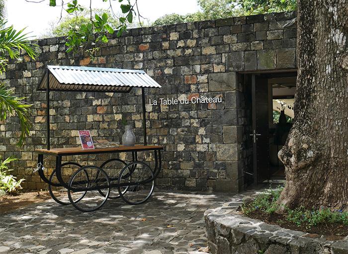 restaurant la table du chateau ile maurice