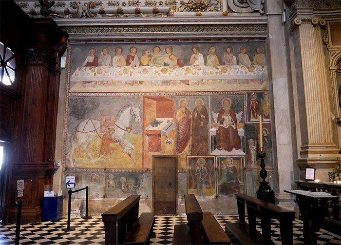 bergamo basilique fresques