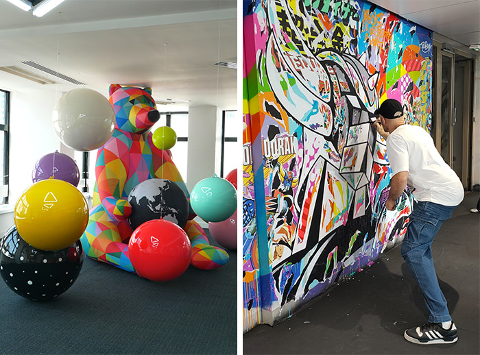 Okuda zoo art show