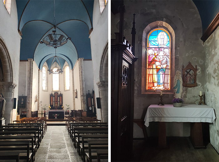 ile de batz finistere église