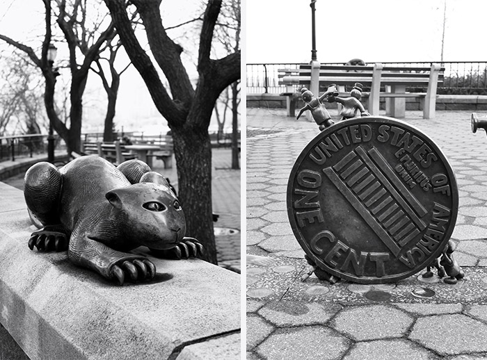 sculptures tom otterness battery park