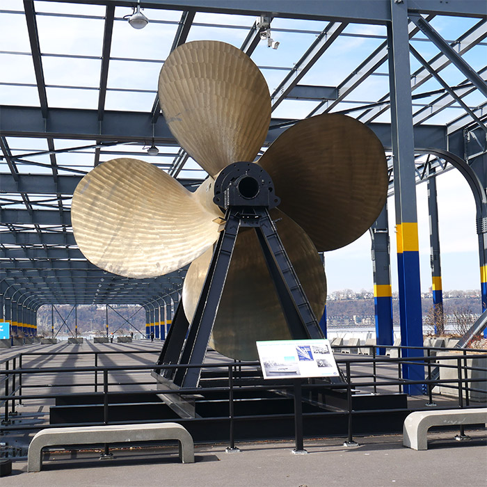 hélice ss united states pier 76