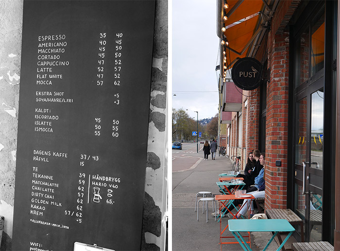 coffee shop oslo cafe pust