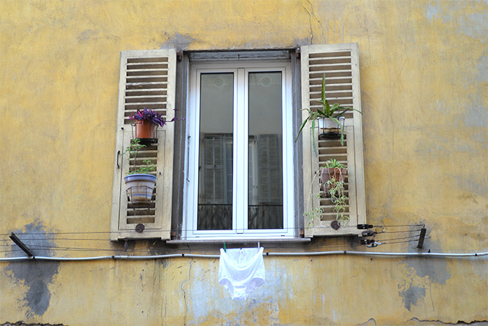 vieux nice linge qui seche