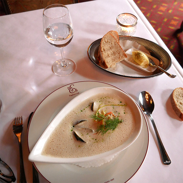 soupe de poissons engebret cafe restaurant oslo