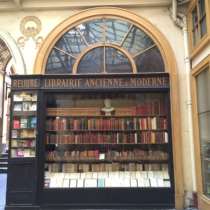 passages parisiens librairie ancienne livres galerie vivienne paris