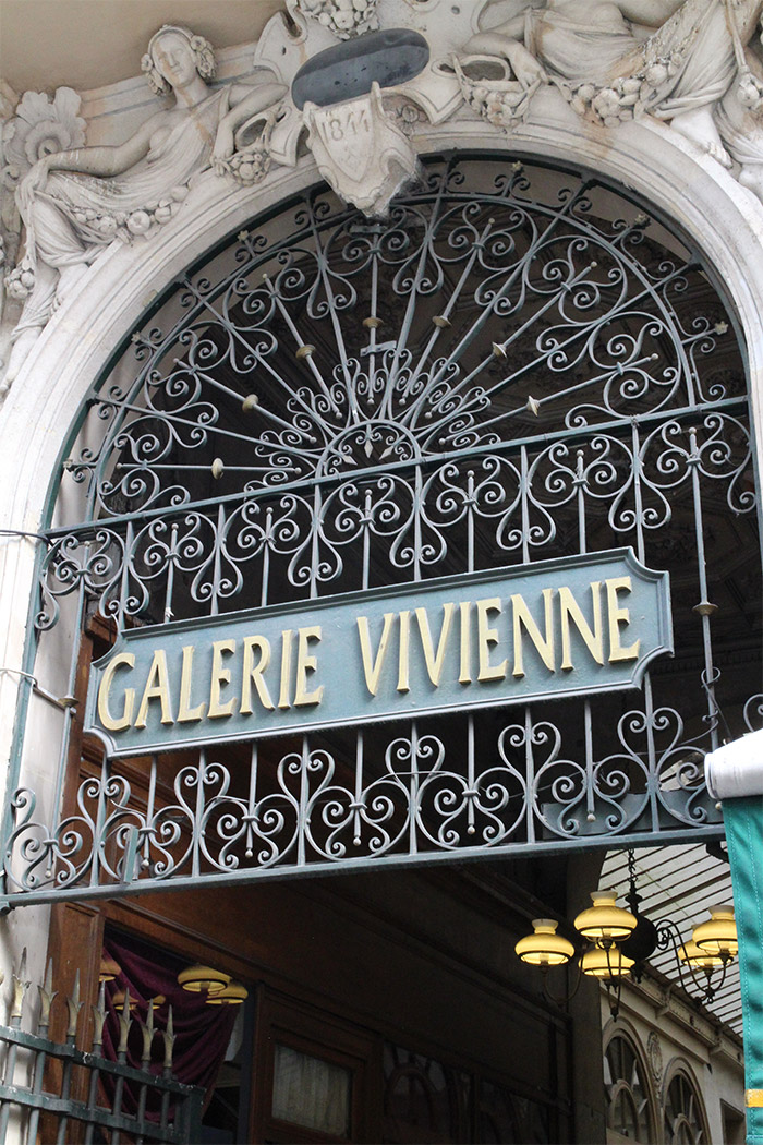 galerie vivienne passage parisien paris