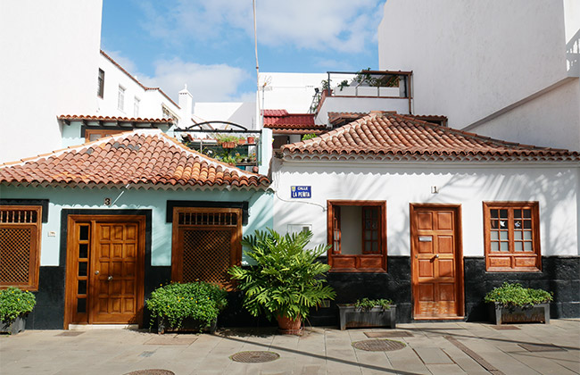 maisons architecture canarienne puerto de la cruz