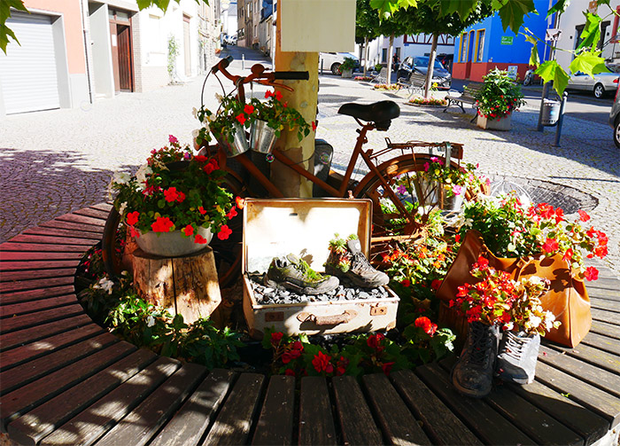 lieser allemagne fleurs vélo
