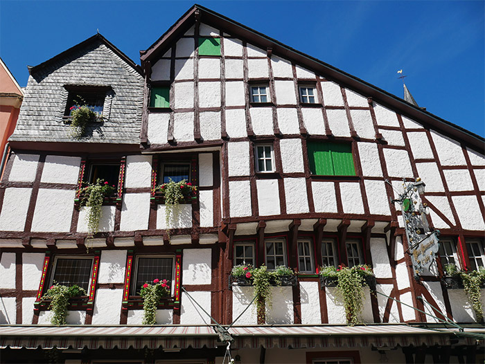 bernkastel maisons pans de bois allemagne
