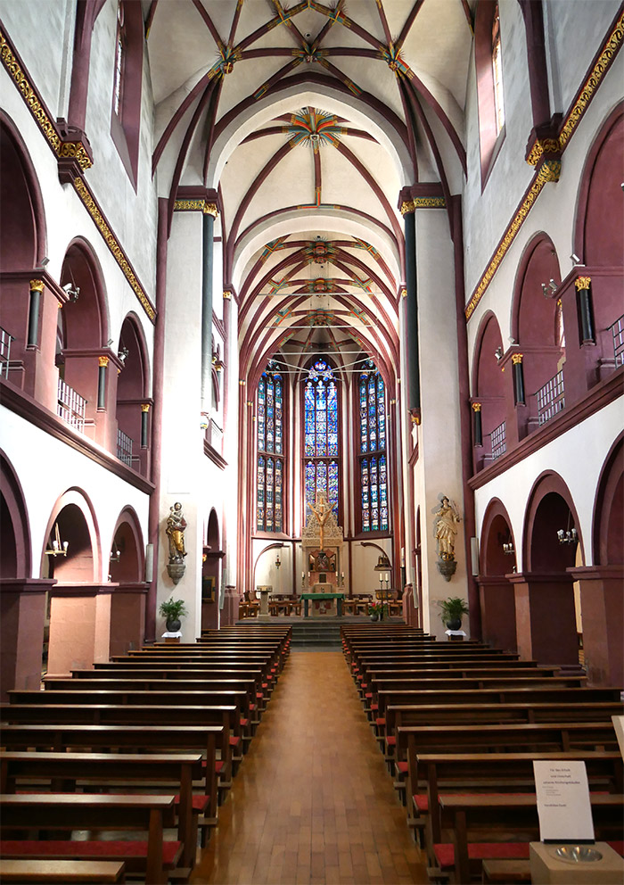 église notre dame coblence allemagne nef