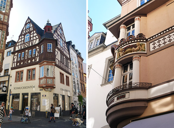 centre ville koblenz maisons pans de bois