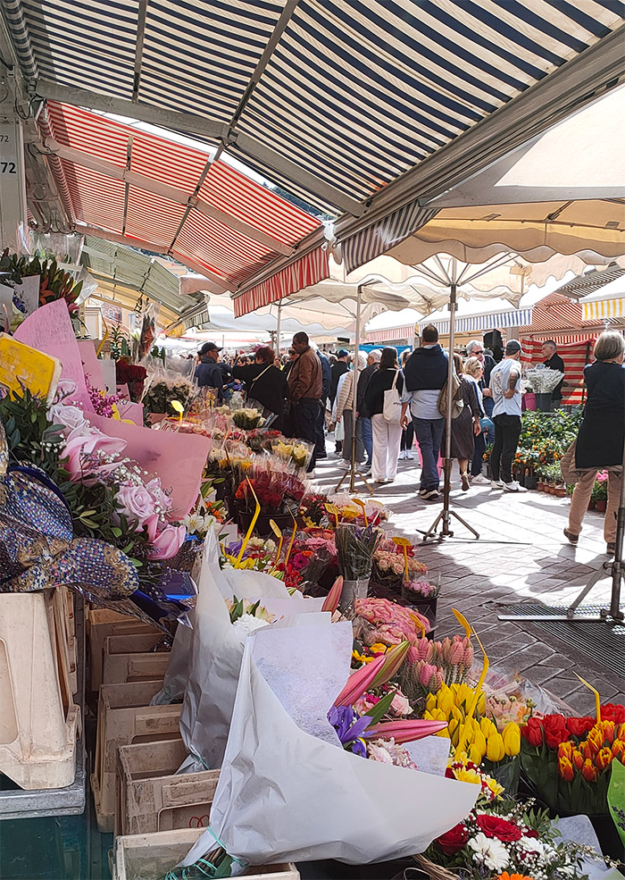 marché fleurs cours saleya Nice