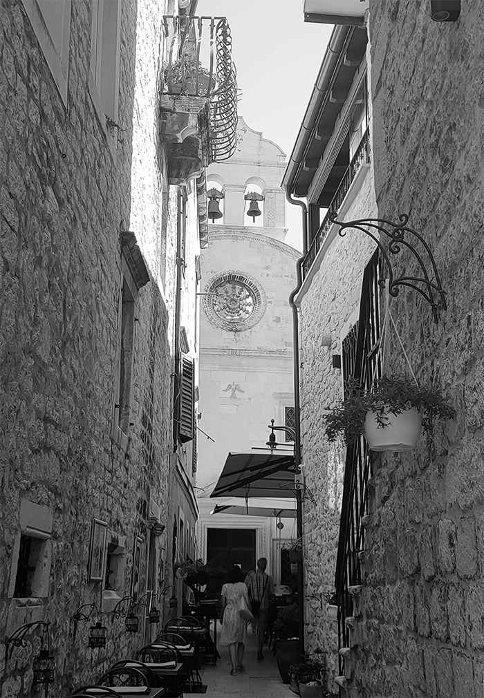 SIBENIK old town croatia